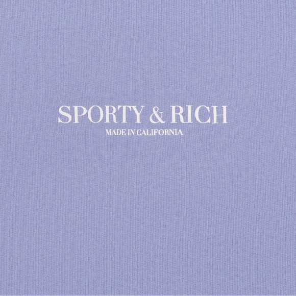 Sporty & Rich Made in California Crewneck - Periwinkle - Picture 3 of 4